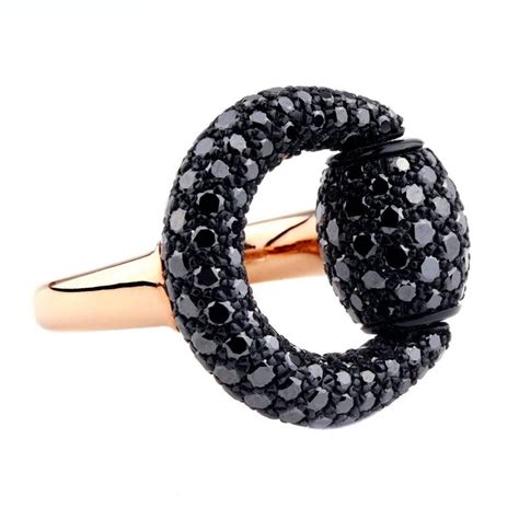 gucci black rings|gucci black diamond ring.